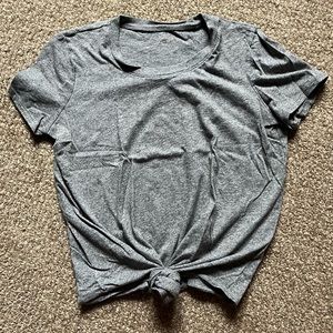 Madewell Tie Front Tee